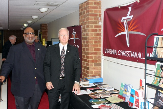 Pastor_Joe_Ellison_and_Don_Blake__Chairman_of_Virginia_Christian_Alliance_at_the_VCA_Display