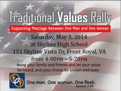 Traditional Values Rally