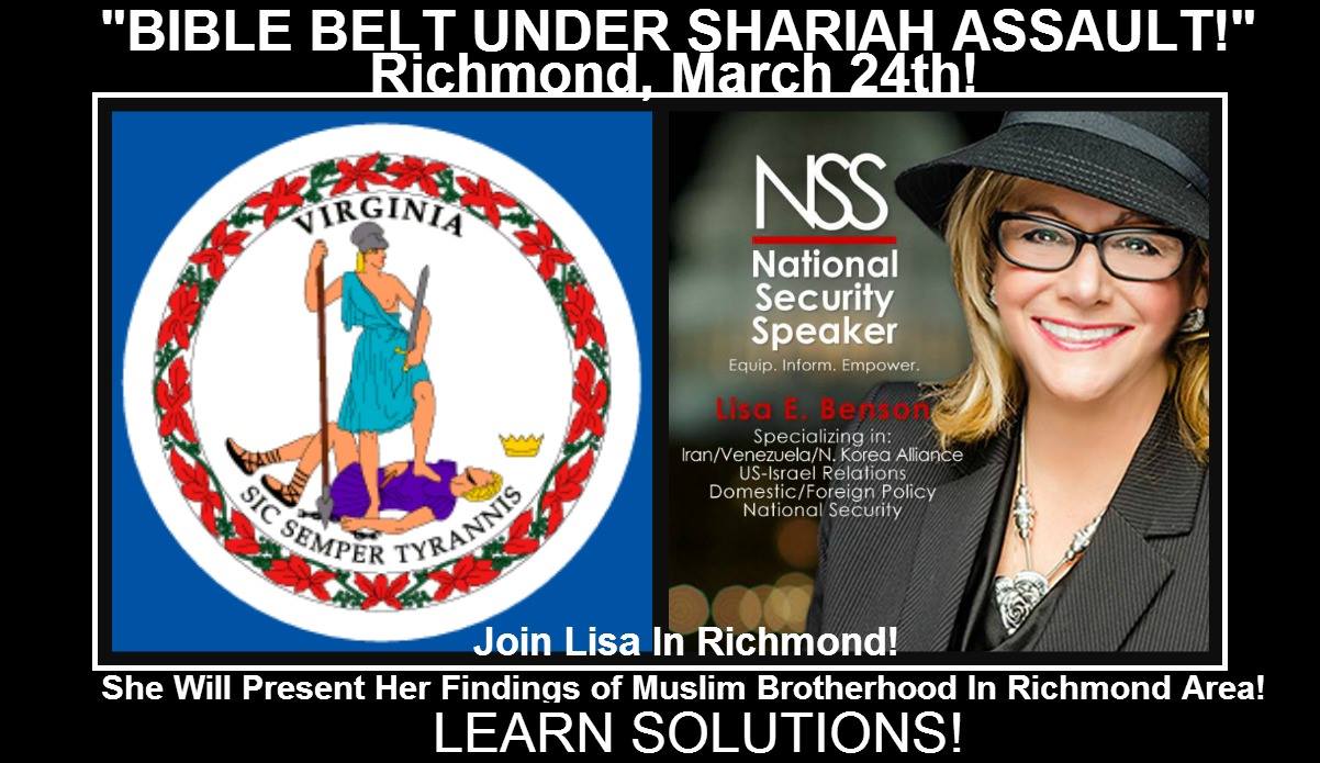 Join Lisa Benson in Richmond March 24