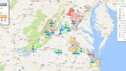 Refugee Resettlement Map of Virginia