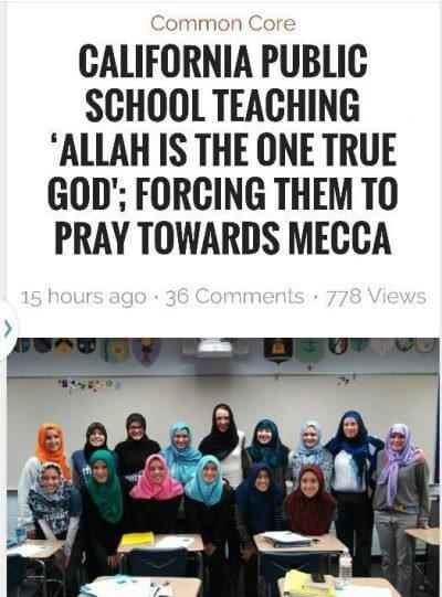 Islam taught in public school