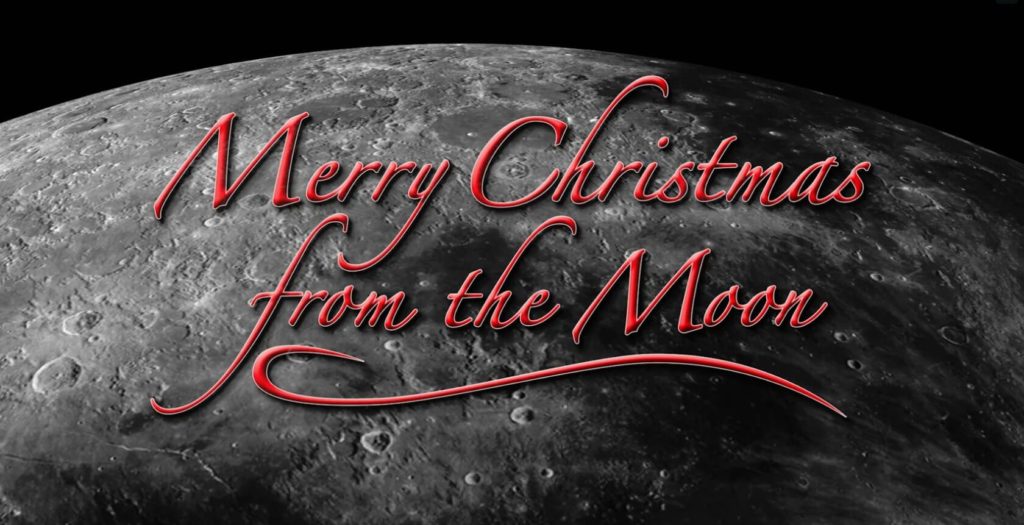 Merry Christmas from the moon