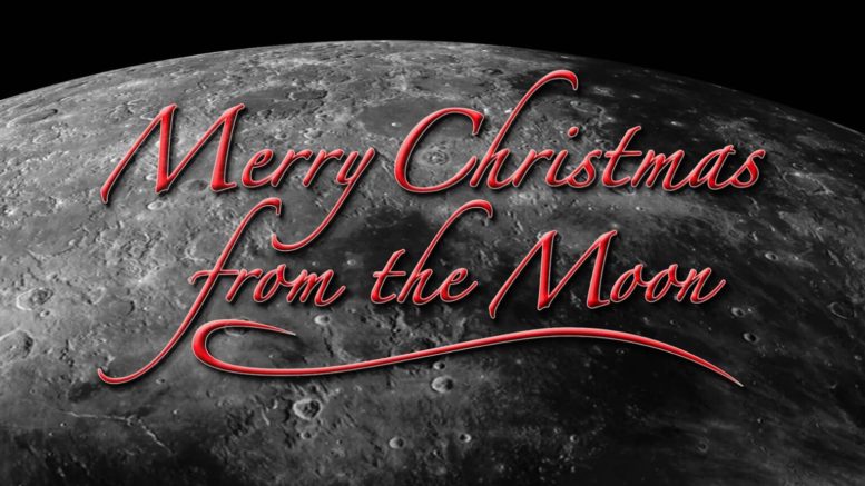 Merry Christmas from the moon