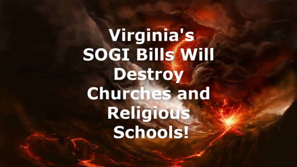 Virginia Bills directly threaten all churches.