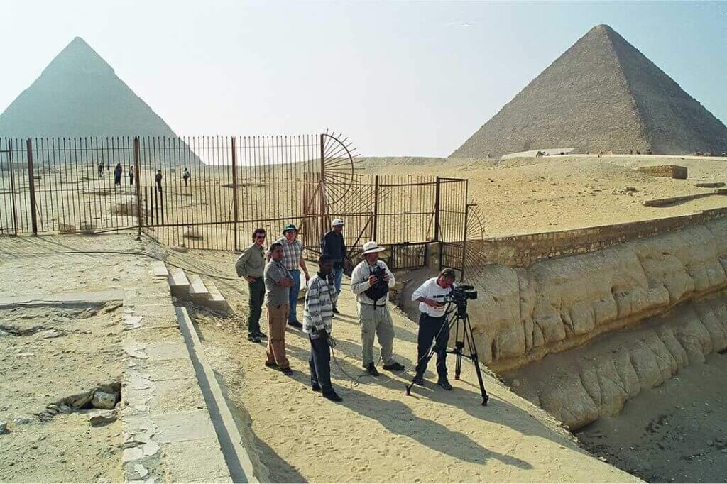 Giza Plateau Filming