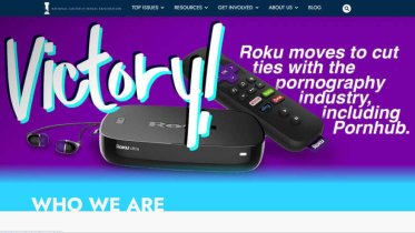 Victory! Roku Shuts Down Pornhub and Other Pornography Channels