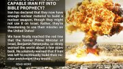 Iran Nuclear Bible Prophecy