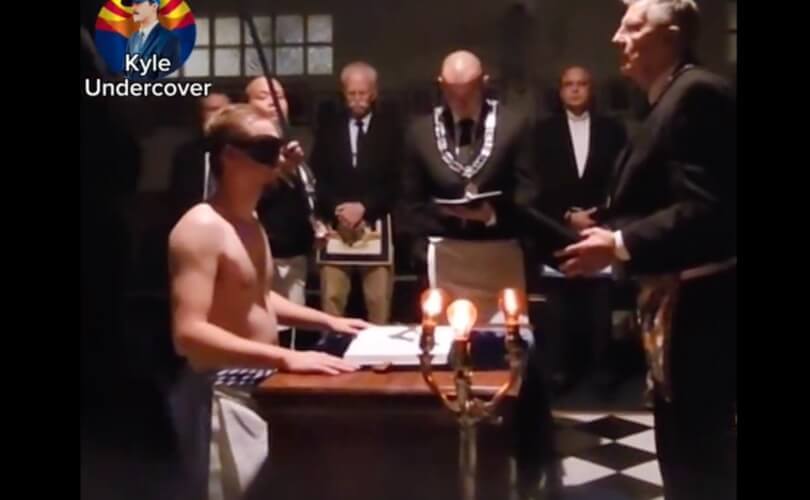 Freemasonry’s secret rituals exposed in viral video published by undercover Catholic journalist