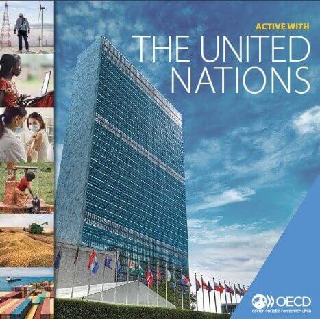 OECD UN's  watchdog, monitoring countries for compliance with the UN's agenda. Lacking enforcement power, it works through public, stakeholder and peer suasion. 