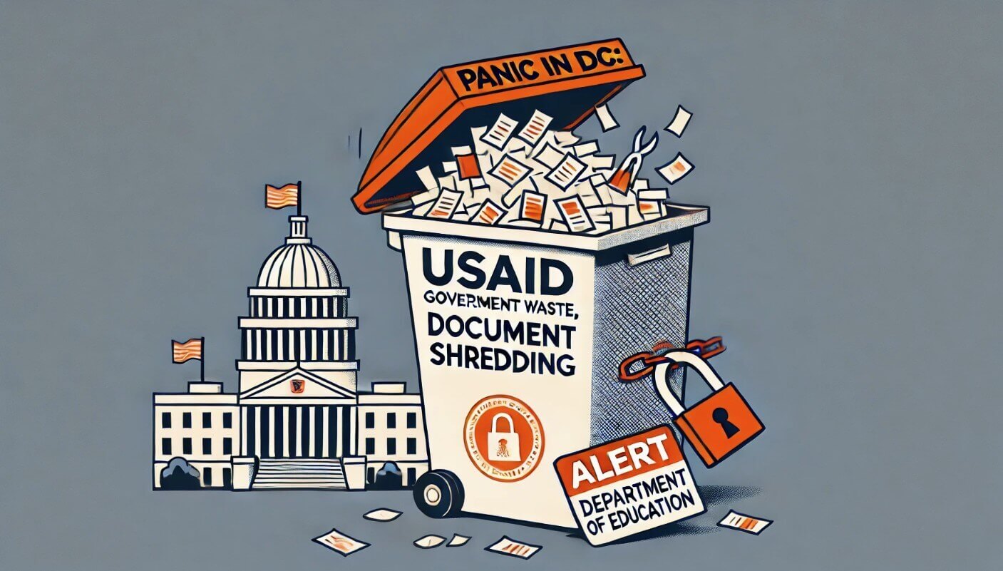 PANIC IN DC: Government Waste, USAID Document Shredding, and the Future of the Department of Education