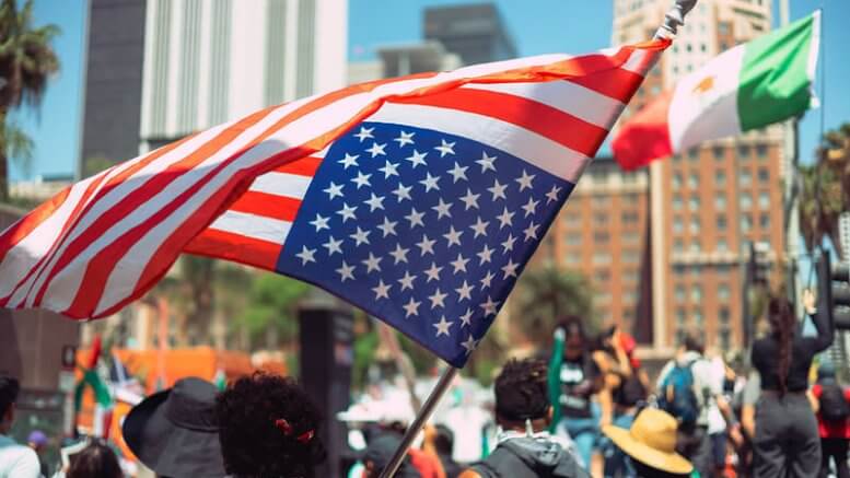Protesters at a No Kings Day rally in Phoenix, Arizona, representing elite-funded fake grassroots movements in America