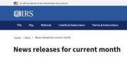 IRS NEWS UPDATE