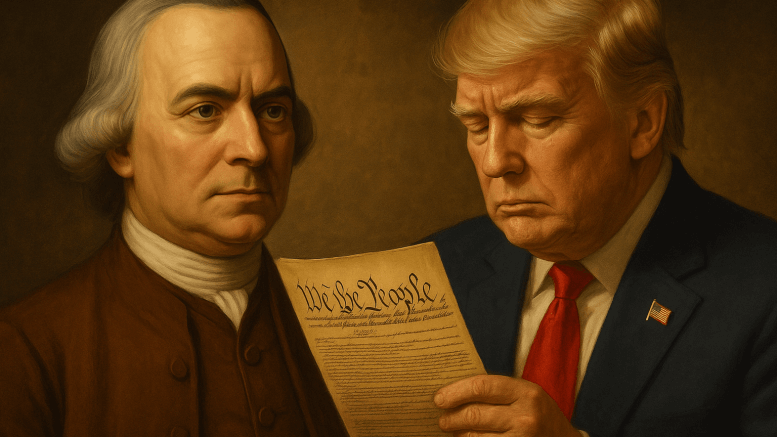 Trump and Adams on the same page! AI Generated image