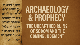 Archaeology and Prophecy