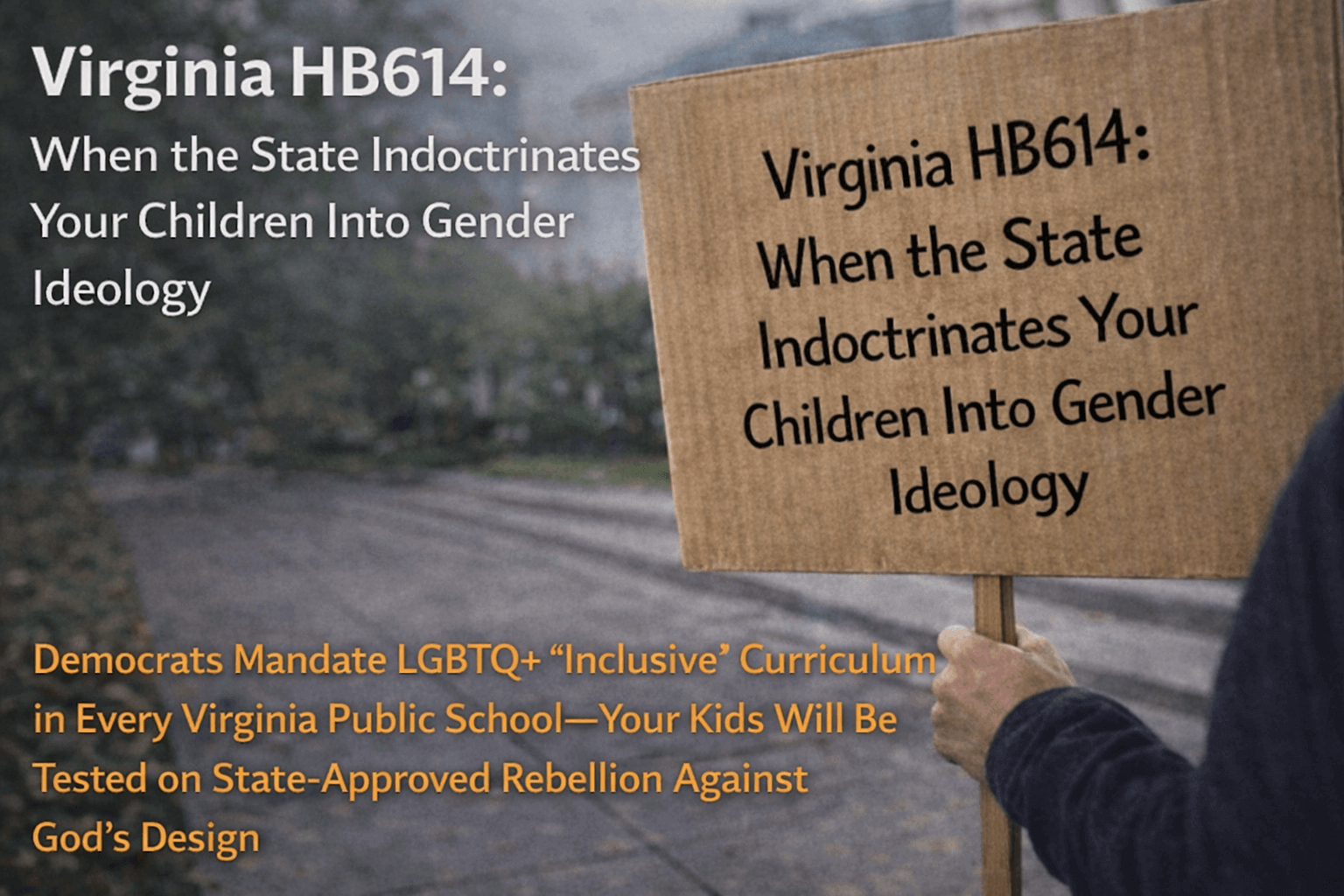 Virginia HB614: When the State Indoctrinates Your Children Into Gender Ideology