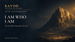 KAVOD featured image for I AM WHO I AM, showing an ancient mountain illuminated by golden light beneath a dark, star-filled sky.