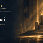 KAVOD Article 5 featuring an empty stone throne illuminated by golden light, titled Adonai: Our Lord and Master